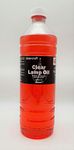 CLEARCRAFT SMOKELESS, ODOURLESS COLOURED LAMP OIL - 1 LITRE - FREE FUNNEL - PERFECT FOR USE WITH MODERN OIL CANDLES, TRADITIONAL OIL LAMPS BOTH INDOOR AND OUTDOOR USE (RED)