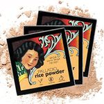 Palladio Rice Powder, Loose Setting Powder, Absorbs Oil, Leaves Face Looking and Feeling Smooth, Helps Makeup Last Longer For a Flawless, Fresh Look, Warm Beige, Pack of 3