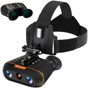 3D VR Night Vision Goggles - 4K Night Vision Binoculars,8X Digital Zoom, 32GB Card to Save Photos and Videos for Camping,Security