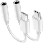 Universal 2-Pack USB-C to 3.5mm Hea