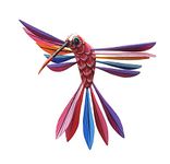 ALKIMIA INC Mexican Alebrije Hummingbird Wood Carving Handcrafted Sculpture (Standard)