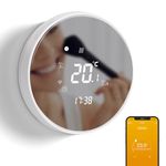 Beok Tuya Smart Thermostat Heating Thermostat Room Thermostat Wifi Smart Wall Thermostat for Gas/Water Boiler Floor Heating Compatible with Alexa, Google 3A TGR86WIFI