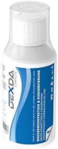 WM aquatec - Purificateur d'eau DEXDA Complete 120 ML pour la désinfection de l'eau Potable pour Le Camping, Les Bateaux, etc, Conserve au Total 1.200 litres d'eau Potable et de réservoir