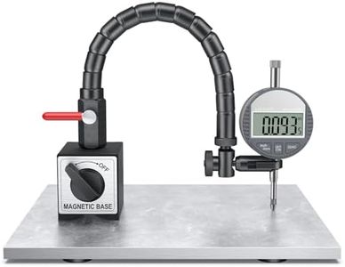 HDLNKAK Digital Dial Indicator 0-25.4mm/1''with Magnetic Base, Dial Indicator Tools Set for Alignment, 0.001" Accuracy Measurement Tool with Flex Arm Base and Indicator Combo