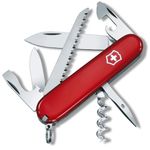 Victorinox Camper Swiss Army Knife, Medium, Multi Tool, Camping Knife, 13 Functions, Blade, Bottle Opener, Red, 91 mm, Folding Box