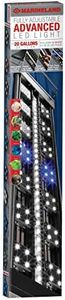 Marineland Fully Adjustable Advanced LED Light for 20 Gallon Aquariums, Customizable Lighting