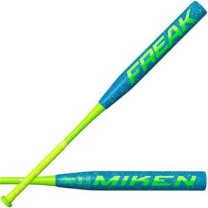 Miken | Freak Splatter Slowpitch Softball Bat | USSSA | MSU6FRKL | Maxload | 2 Pc. Composite | 13.5" Barrel | 27 oz