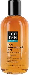 EcoTan Face and Body Tanning Accelerator Gel 200ml, Stimulates, Boosts, Prolongs & Protects Natural Tan, with Aloe Vera, Soothes & Hydrates Skin, Fast Absorbing & Non-Greasy