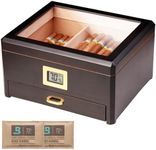 Woodronic Cigar Humidor and Boveda 