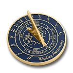 The Metal Foundry Unique Custom Anniversary Sundial Gift Idea Is A Great Present For Him, For Her Or For A Couple To Celebrate Years Of Marriage