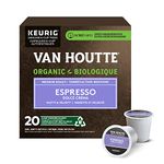 Van Houtte Espresso Dolce Crema Organic Fairtrade K-Cup Coffee Pods, 20 Count For Keurig Coffee Makers