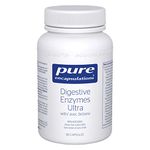 Pure Encapsulations Digestive Enzymes Ultra with Betaine HCl - Vegetarian Digestive Enzyme Supplement to Support Protein, Carb, Fiber & Dairy Digestion* - 90 Capsules