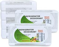 Refrigerator Deodorizer (6 Pack)-Fridge and Freezer Odor Eliminator,Natural Activated Charcoal Refrigerator Fight Odors