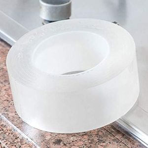 Caulk Strip Self Adhesive Clear Kitchen Sealing Tape Bathtub,Bathroom,Shower,Toile,Kitchen Sink and Wall Sealing,2Inch x 33Feet