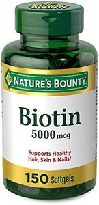 Nature's Bounty Biotin 5000 mcg, 150 Softgels