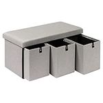 PINPLUS Storage Ottoman with Drawer