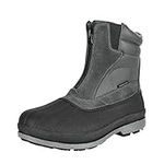 NORTIV 8 Men's 170410 Waterproof Hiking Winter Snow Boots Grey Black Size 11 M US