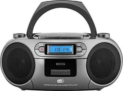 ECG CDR 999 DAB DAB+ / FM Radio with CD/Cassette Player, Silver