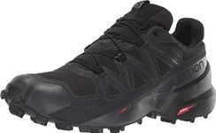 Salomon Speedcross 5 Gore-Tex Men's Trail Running Shoes, Weather protection, Aggressive grip, and Precise fit, Black, 10