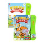 Kiddale Pack of 2 Musical Interactive Children Sound Books: ABC, 123 Learning & Trip to Zoo|Ideal Gift for 3+ Years Baby|E Learning Book|Smart Intelligent Activity Books|Nursery Rhymes|Talking Book