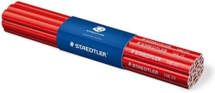 Staedtler Lot de 12 Crayons de charpentier Noir