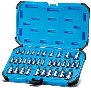 Capri Tools CP30004 S2 Star Torx and External Socket Bit Set, 35-Piece