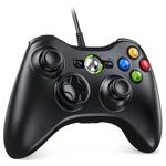 Zexrow Xbox 360 Wired Controller, Game Controller USB Wired PC Joystick Gamepad for Xbox 360, Improved Ergonomic Design Controller for Xbox 360 Slim PC with Windows Vista/7/8/8.1/10