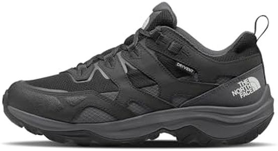 THE NORTH FACE Men's Hedgehog 3 Mid Waterproof Wide Hiking Shoe, TNF Black/Asphalt Grey, 10 Wide