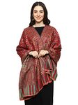 Weavers Villa Women's Kashmiri Woven Acro Wool Paisley Kani Ladies Shawl, 100cm x 200cm