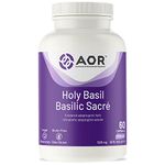 AOR - Holy Basil 500mg, 60 Capsules - Holy Basil Extract for Natural Anti Inflammatory Pain Relief and Blood Sugar Balance Supplement - A Revered Adaptogenic Herb - Holy Basil Capsules