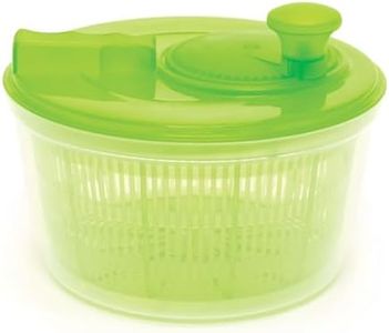 Starfrit Salad Spinner - 4L Capacity - Basket Doubles as Colander - Bowl Can Be Used For Mixing and Serving