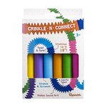 Toysmith Crinkle N' Connect, 6 Colors, 6 Tubes, Makes Sound