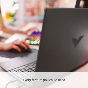 HP Victus 15.6" Gaming Laptop – Ryzen 7, RTX 3050, 8GB RAM, 512GB SSD, Silver
