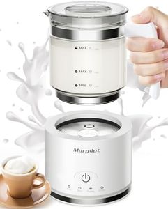 Milk Frother Electric 4 in 1 - Automatic Milk Frothers 500ML Large Capacity Milk Steamer and Heater Hot & Cold Milk Warmer for Latte Coffee Cappuccino