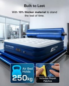 Active Era King Inflatable Mattress – Air Bed with Built-In Pump