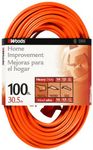 Woods 627 14/3 100-Foot Outdoor SJTW Vinyl Extension Cord (Orange)