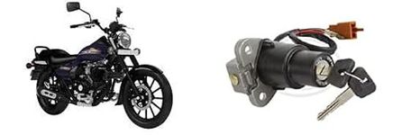 WHEEL DRIVE IGNITION LOCK SWITCH compatible FOR Bajaj Avenger Street 150 Bs4 2015 Model