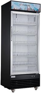 Dukers Appliance USA LG-430 Merchandiser Refrigerator, Stainless Steel 15.2 CU FT