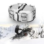 kemimoto Snowmobile Food Warmer Stainless Muffler Exhaust Cooker UTV Hot Dogger Compatible with Polaris Arctic Cat Yamaha, ATV, UTV