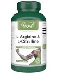 VORST L-Arginine & L-Citrulline Supplement 180 Vegan Capsules | Muscle Protein Synthesis | Amino Acids Complex | Max Strength | 1 Bottle