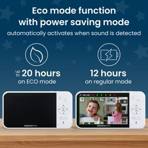 Babysense Prisma Baby Monitor with 2 Cameras – Video & Audio