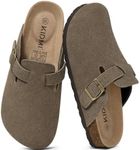 KIDMI Genuine Suede Clogs for Women