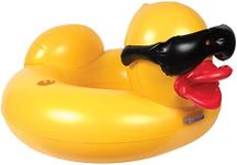 GAME 51301-BB Ring Derby Duck Pool Float, Large, Yellow