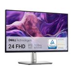 Dell P2425H 24 Inch Full HD (1920x1080) Monitor, 100Hz, IPS, 5ms, 99% sRGB, USB-C, DisplayPort, HDMI, VGA, 4x USB, 3 Year Warranty, Black