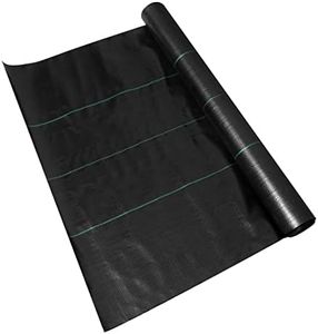 80GSM 1.83 x 50 M Weed Control Mat Barrier Gardening Ground Cover Landscape Plastic Block Guard