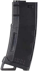 Lancer Tactical Airsoft M4 M16 Series Polymer 130 Round Capacity Transparent Window High Speed MidCap Airsoft Magazine