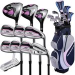 PGF Lady Concord Women's Complete Golf Club Set [15-Piece] [Hand: Left] [Length: Standard]