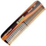 Kent Handmade Coarse and Fine Toothed Pocket Comb for Men, 11 cm, 1 Count (Pack of 1)