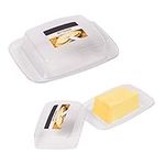 Transparent Plastic Butter Box Dish with Lid Clear Food Grade Arthritic