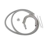 Find A Spare Condensation Drain Hose 2M For Bosch WTB84200IL/01 WTB84202FG/01 Tumble Dryer